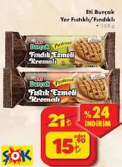 ETİ BURÇAK YER FISTIKLI/FINDIKLI